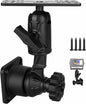 Velpaw Aluminium Vertically or Horizontally Fish Finder Swivel Arm Mount, 7.32" Arm Heavy Duty Chartplotters/Depth Finders Mount, Compatible with Garmin, Lowrance and More, for Boats/Kayaks