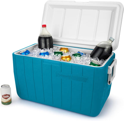 Coleman Chiller Series Insulated Portable Cooler, Hard Cooler with Ice Retention & Handle - Great for Camping, Tailgating, Beach, Picnic, Groceries, Boating & More