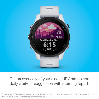 Garmin Forerunner® 255 Music, GPS Running Smartwatch with Music, Advanced Insights, Long-Lasting Battery, Black, 46 MM