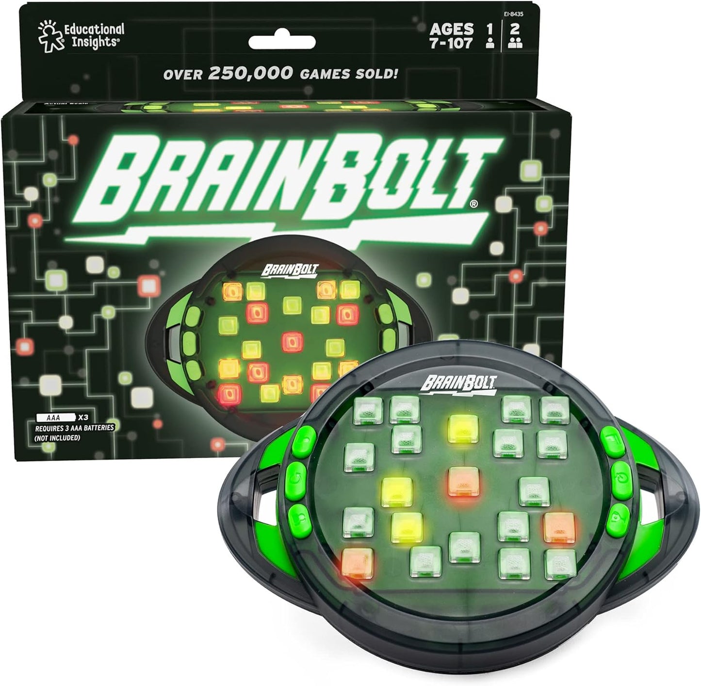 Educational Insights BrainBolt, Brain Teaser Puzzles, Memory Game for Ages 7 to 107