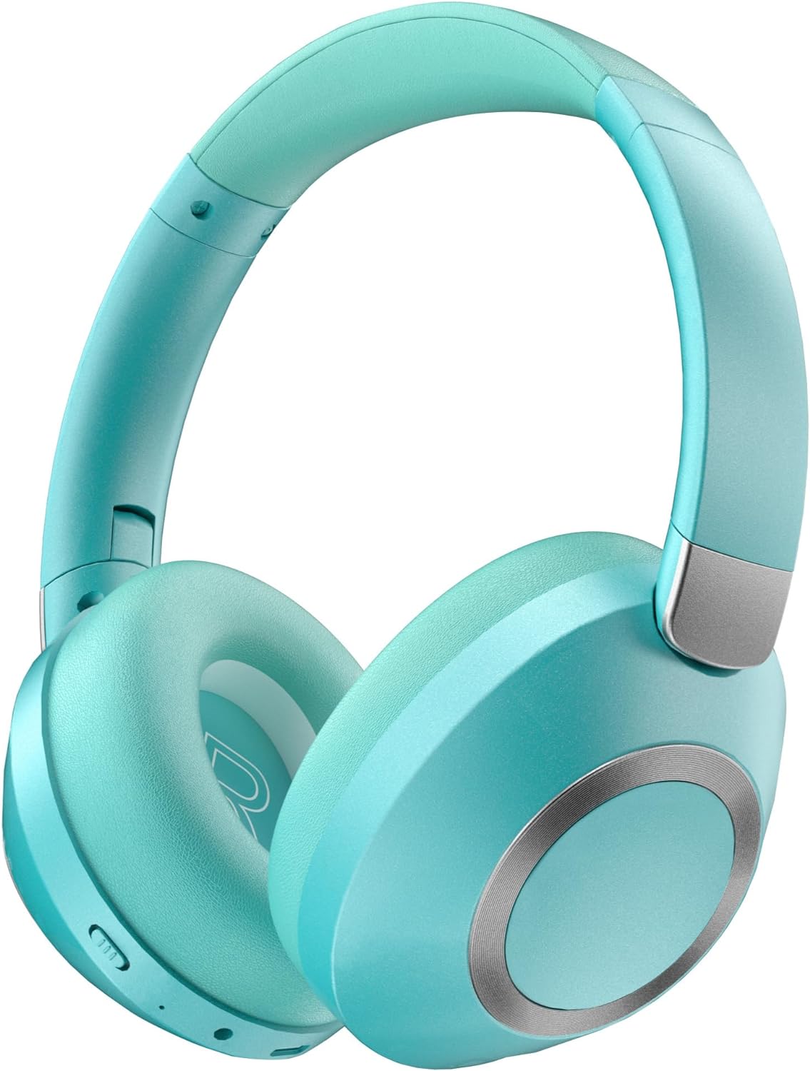 Active Noise Cancelling Headphones, 100H Playtime Headphones Bluetooth Wireless, Bluetooth Headphone Over Ear with Built-in Mic, Wireless Headphone for Travel, Home, Office, Call, Music, Meeting