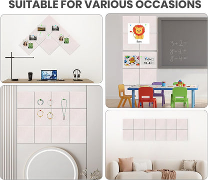 36" x 24" Felt Bulletin Board & Cork Board Alternative, Oatmeal