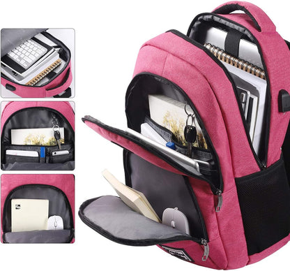 Backpack for Teen Girls,Boys School Backpack for Women with USB,College Backpack,Big Flower
