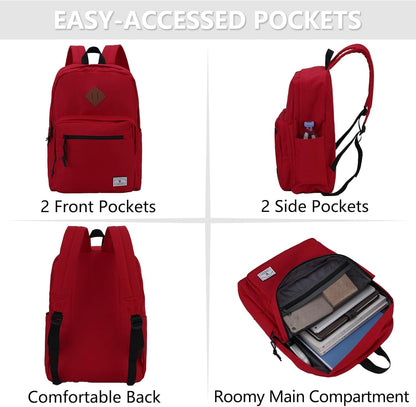 School Backpack for Kids,Lightweight Water Resistant Work Travel Backpack for Women Men Teens VONXURY