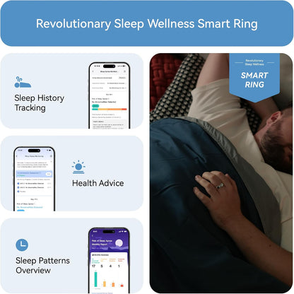 RingConn Gen 2 Smart Ring, No App Subscription, Size First with Sizing Kit, 12-Day Battery Life, Stress/Women's Health Tracker, Compatible with Android & iOS (Rose Gold, Size 7)
