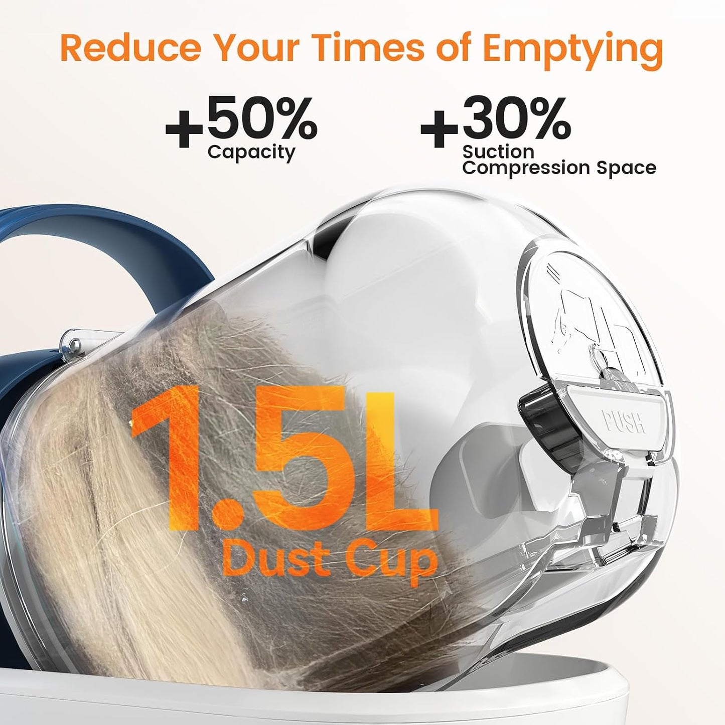 oneisall Dog Grooming Kit,Dog Hair Vacuum for Cat Pet Thick Coats,LM2 | 7 in 1 Grooming Tools, 99% Hair Suction,59dB Low Noise,Clipper & Nail Grinder,1.5L Dust Cup,For Home Multi-pet House