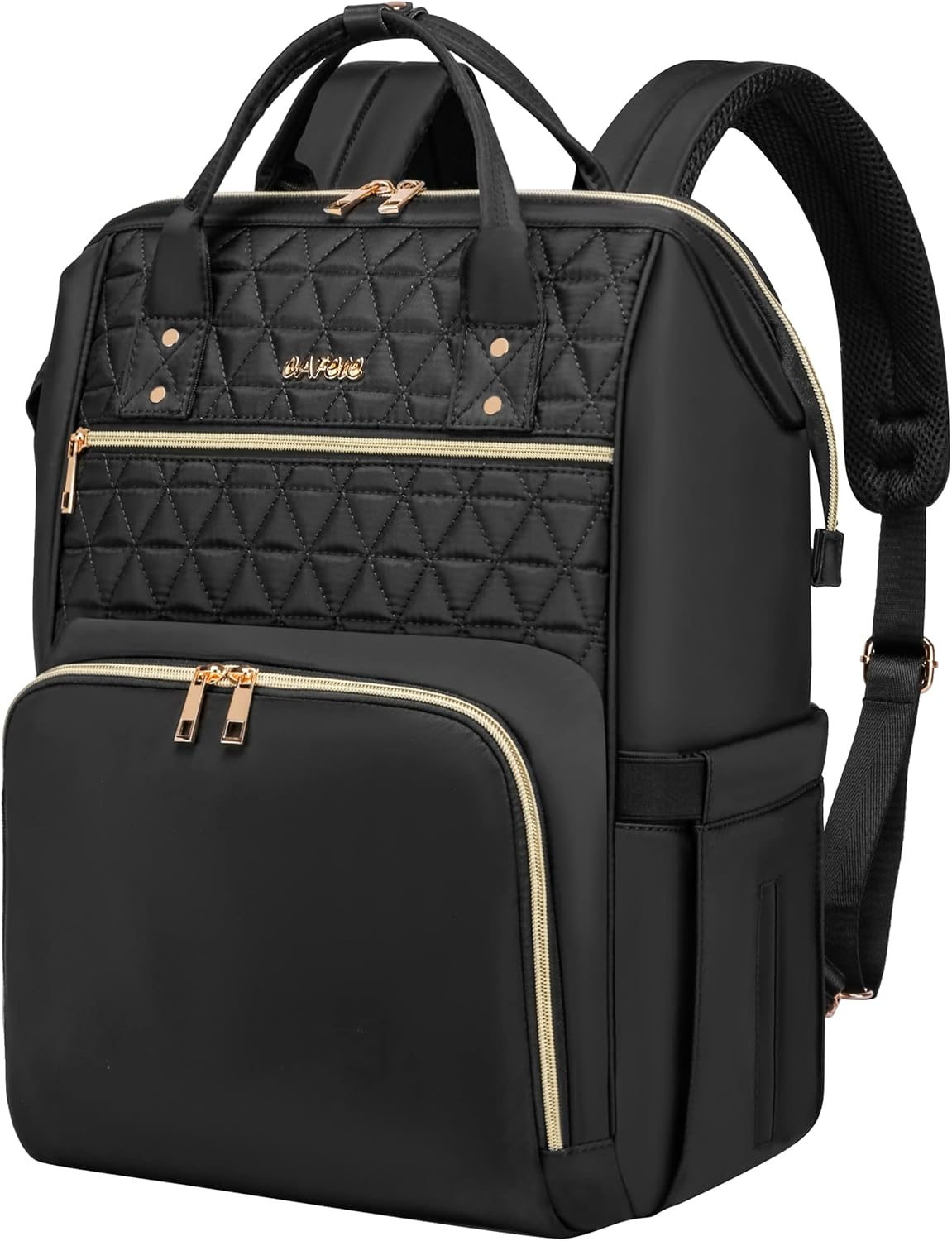 Laptop Backpack for Women Men, Water Resistant Travel Work Backpacks Purse Stylish College Business Teacher Nurse Computer Bag, Fits 17.3" Laptop Light Blue