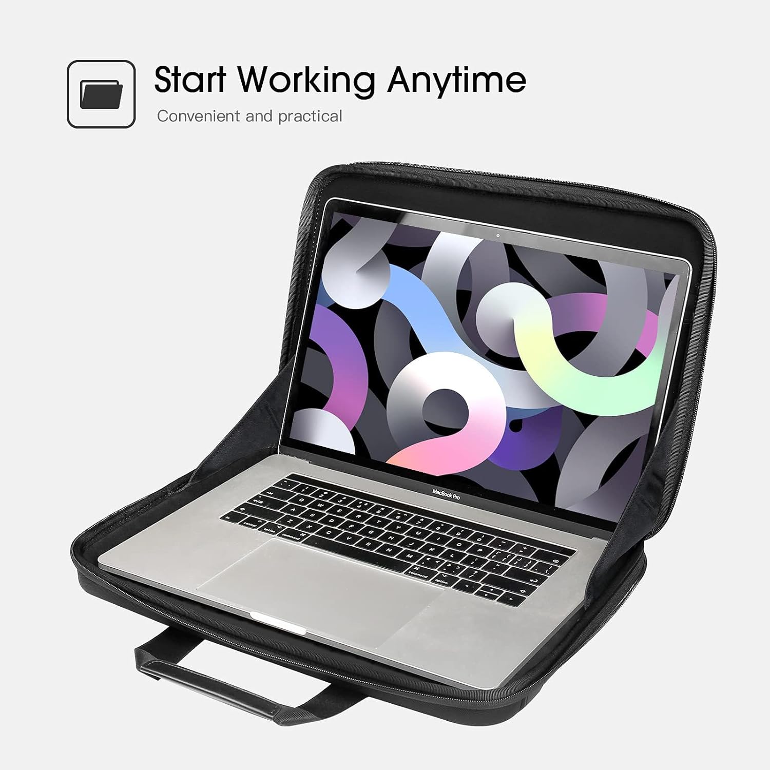 Smatree Heavy Duty Hard Case Compatible with 16.2 inch MacBook Pro 2024 M4/2023 M3 A2918/A2992/A2779, MacBook Pro 2021/2019 16 inch Shoulder Bag, for Acer Aspire 5/Predator Helios 300/Nitro 5 - PuriLite