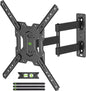 USX MOUNT Full Motion TV Wall Mount for Most 26-60 inch TV, Universal TV Mount Bracket Tilt Swivel Articulating Support TV up to 77 lbs, Max VESA 400x400mm, Perfect Center Design