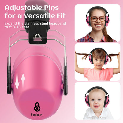 2 Pack Noise Canceling Headphones for Kids, Kids Ear Protection Earmuffs for Autism, Toddler, Children, Noise Cancelling Sound Proof Earmuffs/Headphones for Concerts, Air Shows, Fireworks
