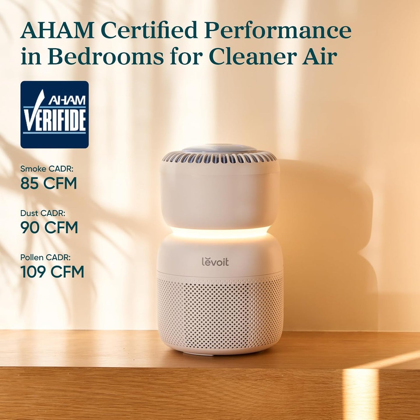 LEVOIT Air Purifiers Large Room bedroom Home Up to 1875 ft² with Washable Filters, Smart WiFi Air Quality Monitor, HEPA Sleep Mode and Auto Mode, Removes Allergies, Pet Hairs, Smoke, Dust, Vital 200S