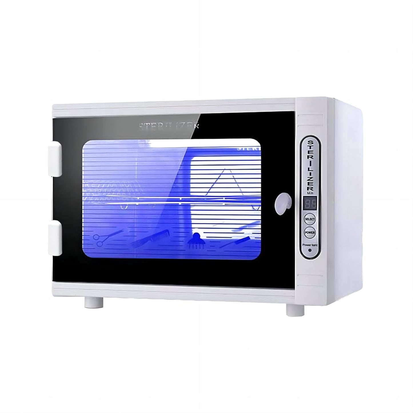 Plutusdental UV Sterilizer Cabinet | 12L, 253nm UV Light, Adjustable Timer & Stainless Steel Interior