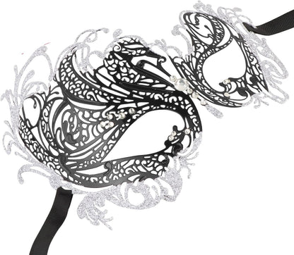 Couple Masquerade Mask Metal Masks Venetian Party Mask Halloween Costume Mask Mardi Gras Mask
