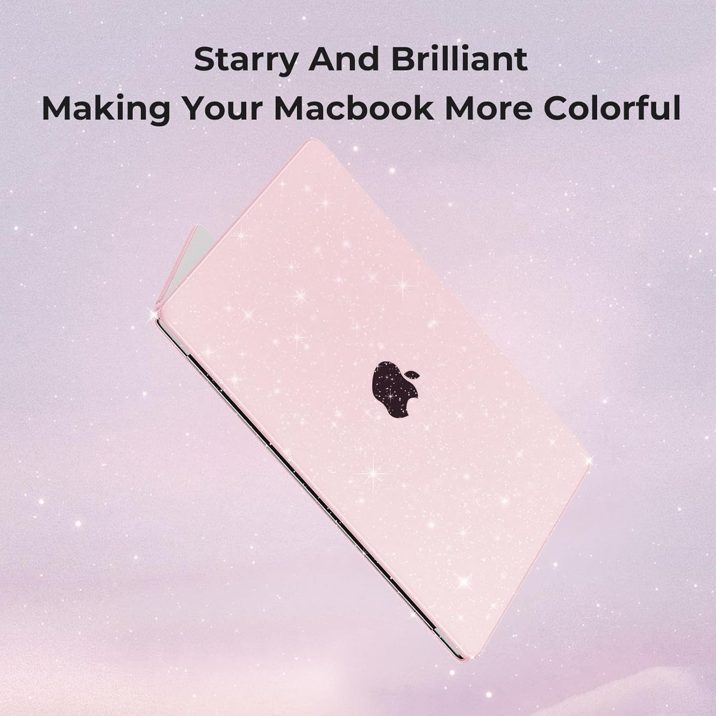 EooCoo Case Compatible with MacBook Air 13 inch M4 M3 M2 2025-2022 A3240 A3113 A2681, 13.6" Hard Case Cover & TPU Keyboard Skin & Screen Protector for Laptop Air 13.6 inch - Crystal Clear