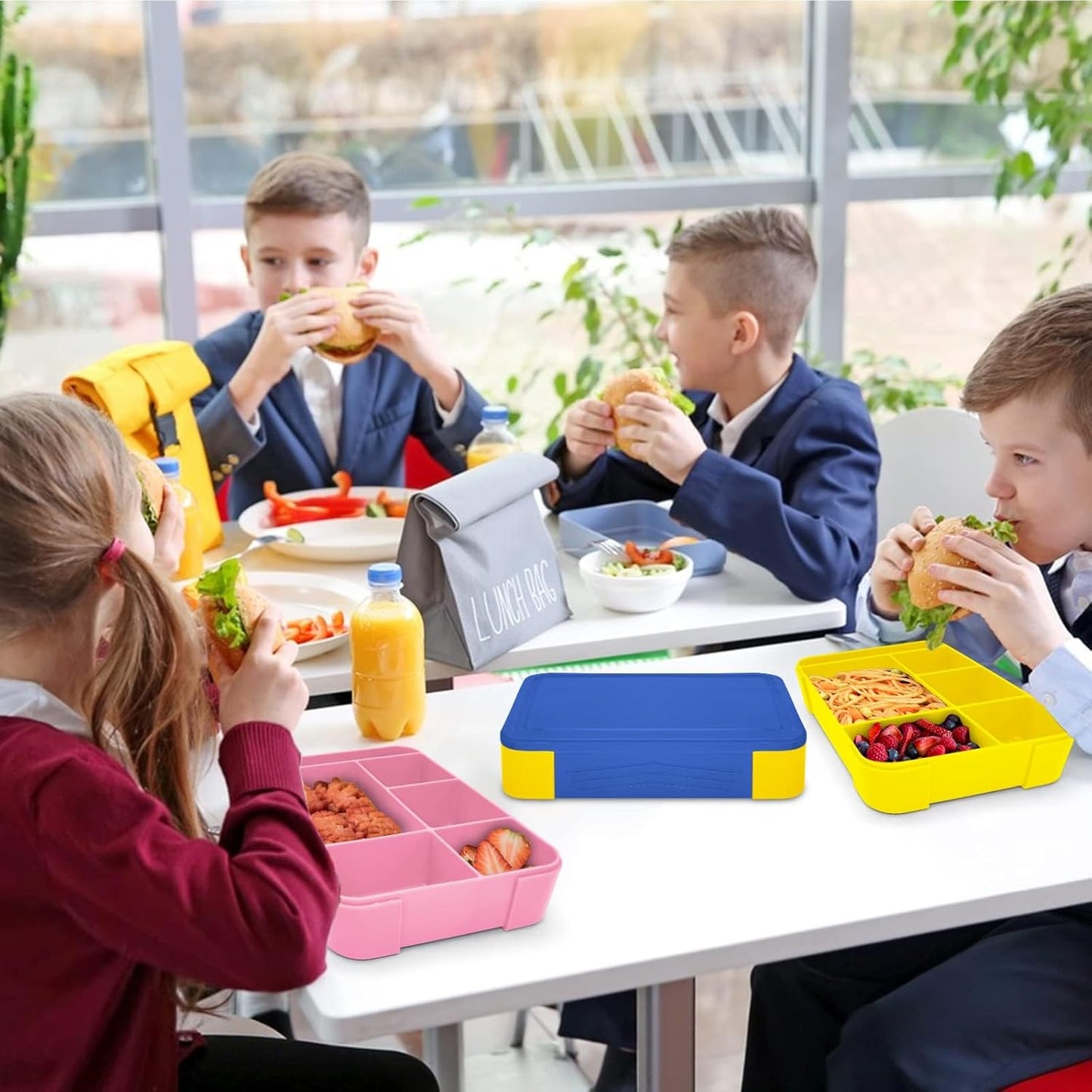 Hap Tim Bento Box Lunch Box for Kids (CA1265-BL)