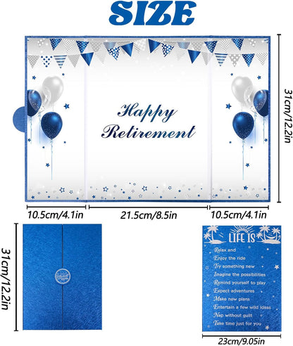 Roetyce Retirement Party Decorations, Funny Retirement Guest Book Alternative, Hapyy Retirement Decorations, Best Retirement Gifts for Women Men, Retirement Signature Board Book, Jumbo Retirement Card