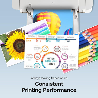 NYNYG 63XL Ink Cartridges Replacement for HP Ink 63 Remanufactured for Deskjet 3630 3632 Envy 4520 4522 Officejet 4650 5252 3830 3833 Printer(1 Black,1 Tri-Color)