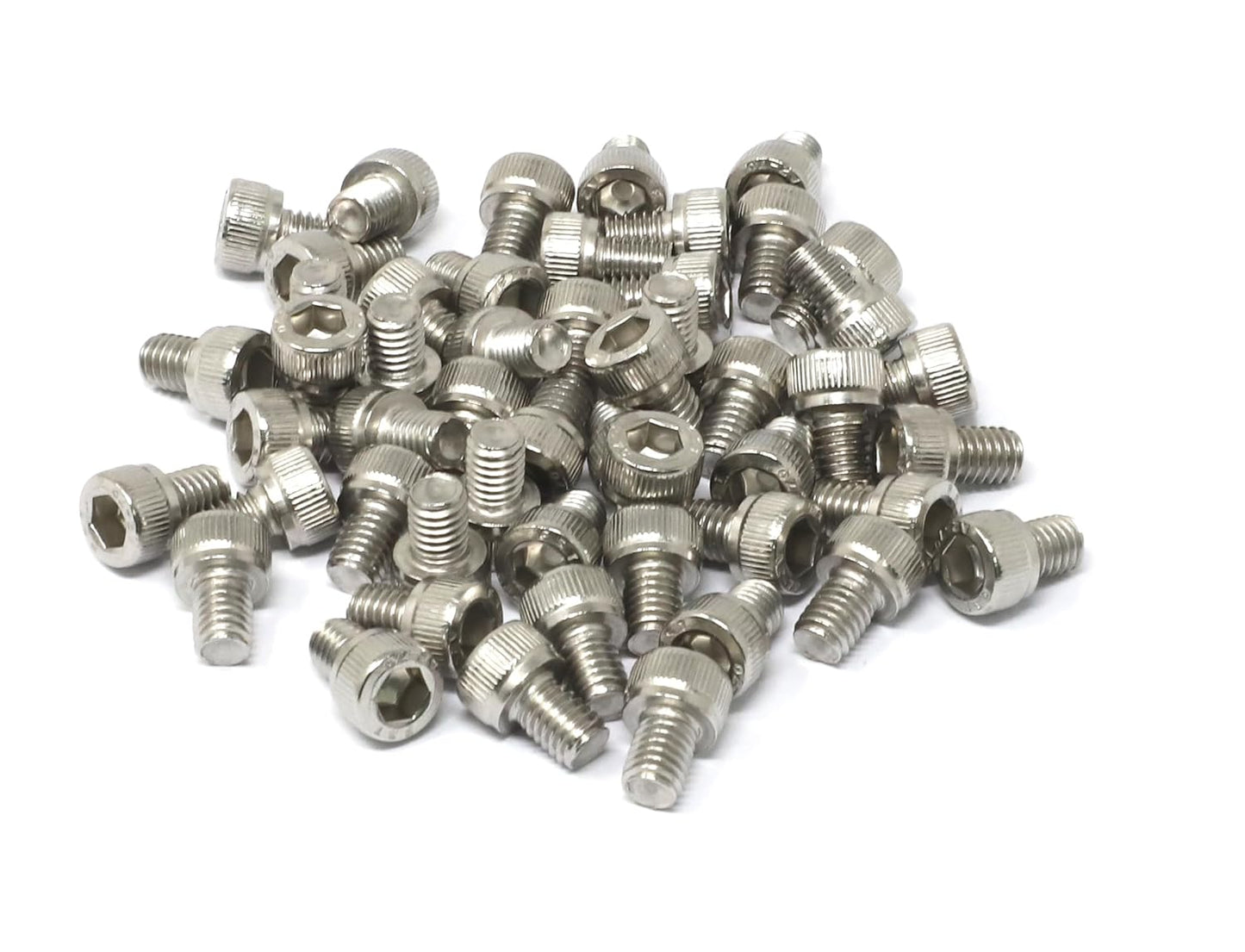 iexcell 25 Pcs M6 x 20mm Thread Pitch 1 mm Stainless Steel 304 Hex Socket Head Cap Screws Bolts Kit