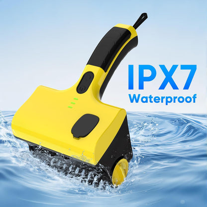 2 in 1 Electric Grill Brush, Cordless Electric Grill Cleaner for Outdoor Grill, 360° Rotating Cleaner Brush Head, Rechargeable Heavy Duty BBQ Grill Brush, IPX7 Waterproof