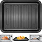 Air Fryer Toaster Oven Accessories for COSORI Smart 12 in 1 C130 CS130 CO130 Convection Oven, 14’’*12’’ Non-Stick Rectangle Air Fryer Rack Replacement Parts Grill Pan Grill Plate Crisper Plate Tray