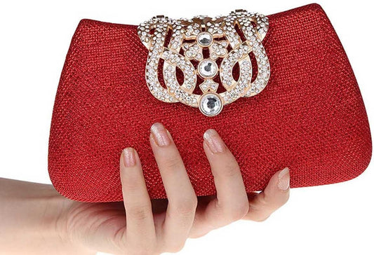 Ankoee Women Evening Bags Purse Wedding Prom Party Bridal Clutch Bag Ladies Clutches - PuriLite