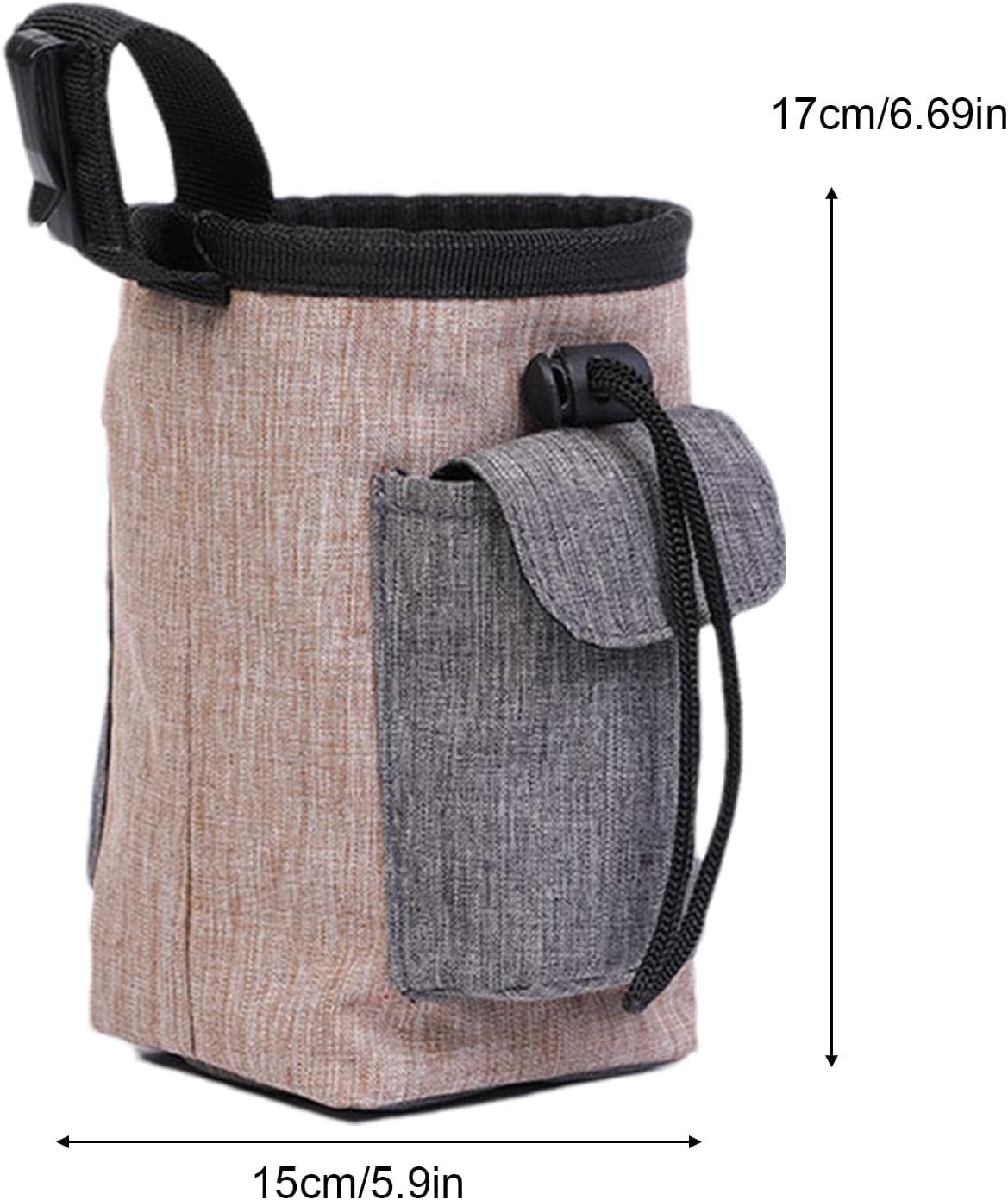 Dog Treat Pouch Bag | Portable Dog Treat Snack Bag Pouch | Dog Treat Carrier Holder, Treat Storage Holder for Travel Dog Walking Puppy Training