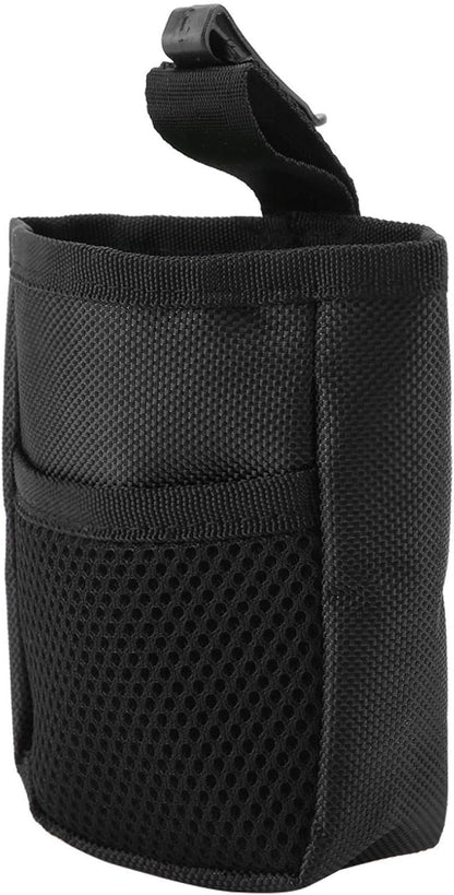 Dog Treat Bag, Portable Pet Waist Pouch Portable Multi-Functional Dog Training Treat Bag Pet Food Storage, for Walking Training(Black)