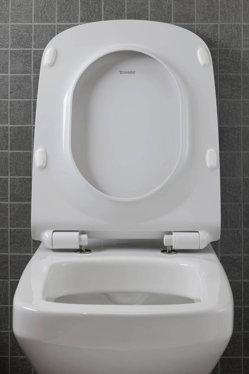 Duravit DuraStyle Toilet Seat & Cover | Elongated Slow-Close Seat with Stainless Steel Hinges
