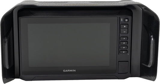 BerleyPro Visor Compatible With Garmin GPS, Fish Finders and Depth Finders - Sun Shade for Striker, Echomap, GPSMAP, and More - Echomap UHD2 7" Touch - PuriLite