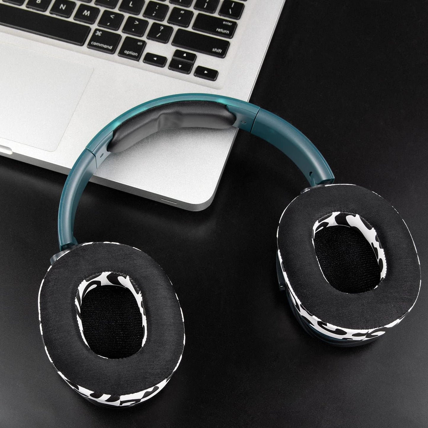 SOULWIT Replacement Earpads for Skullcandy Hesh 3/ANC/Evo & Crusher Wireless/ANC/Evo & Venue ANC Over-Ear Headphones, Ear Pads Cushions with Noise Isolation Foam - Hesh3 PL Black