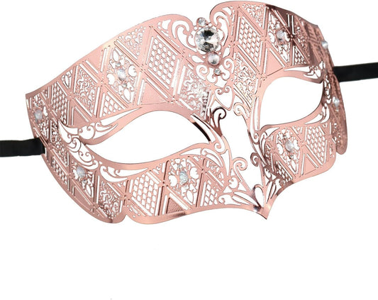 Coddsmz 2 Pack Set Masks Masquerade Ball Halloween Costumes Mardi Gras Party Mask For Men and Women - PuriLite