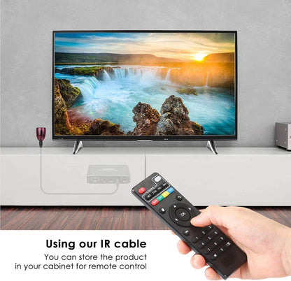 4K Media Player with Remote Control,Digital MP4 Player for 8TB HDD/USB Drive/TF Card/H.265 MP4 PPT MKV AVI Support HDMI/AV/Optical Out and USB Mouse/Keyboard-HDMI up to 7.1 Surround Sound…