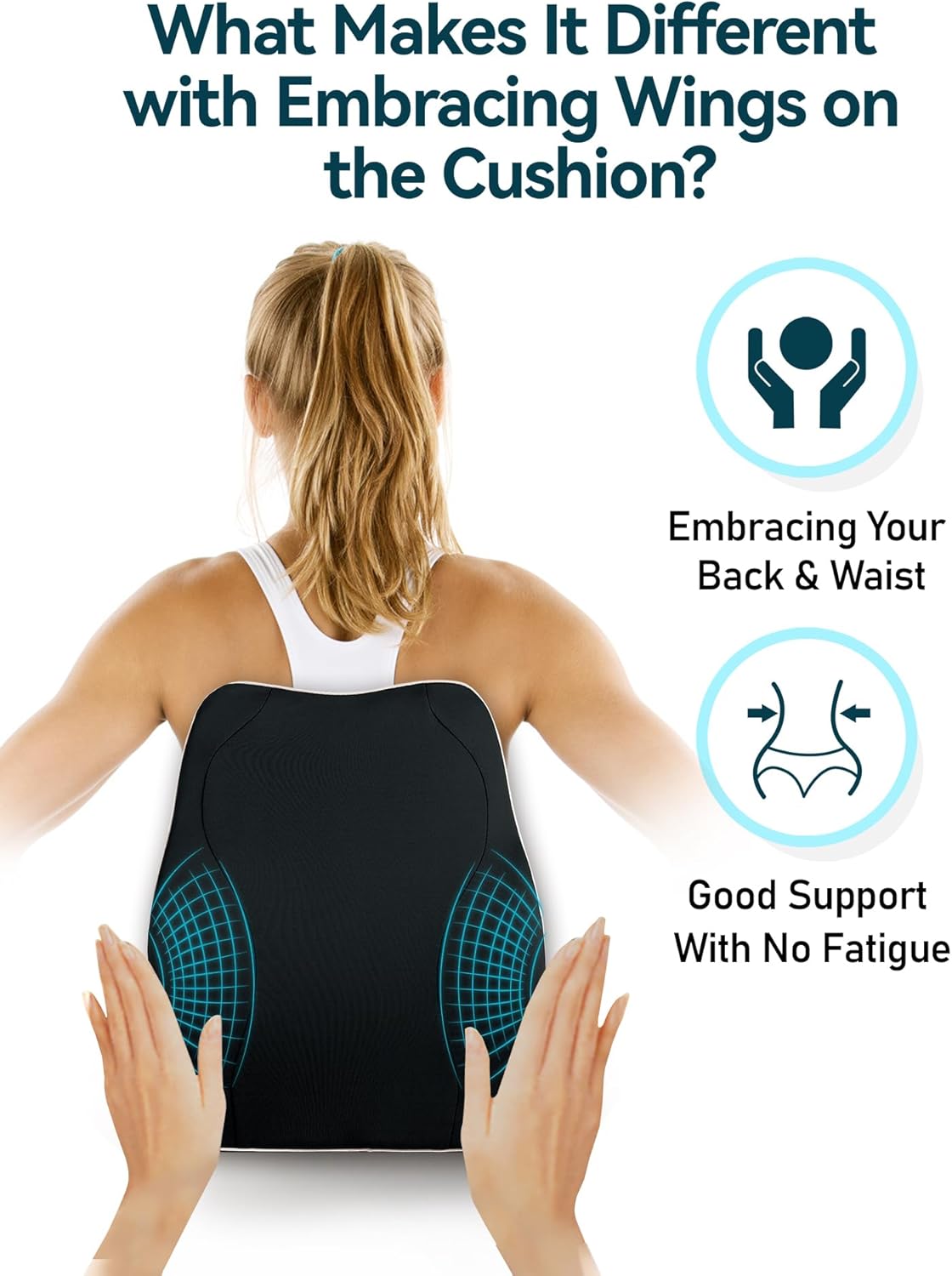 Purilite Select Ergonomic Lumbar Support Cushion