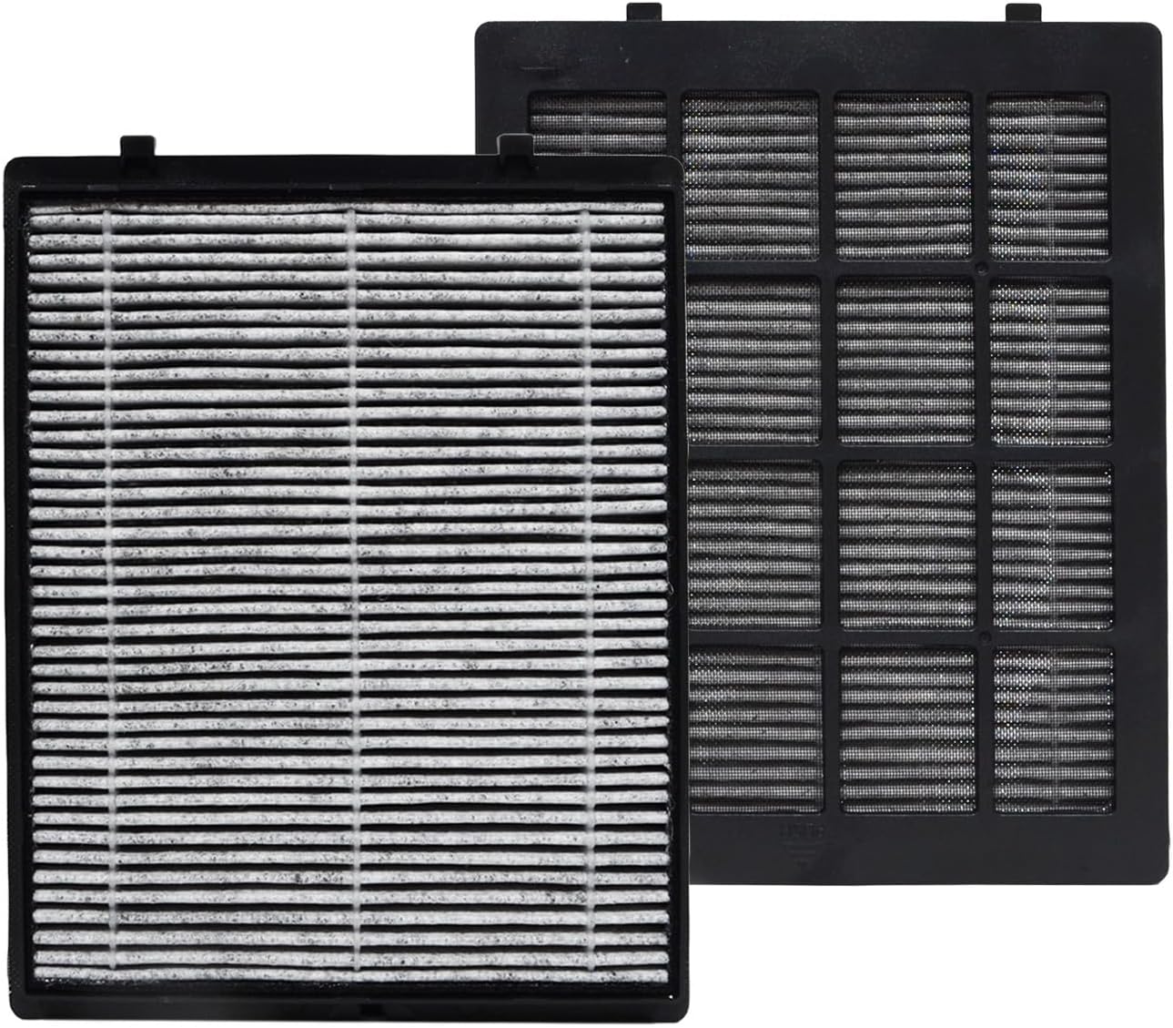 PUREBURG Replacement Filter Compatible with LUFTRUM C401 Car Air Purifier,2-Pack H13 True HEPA 3-Stage Filtration Activated Carbon 2-in-1 - PuriLite