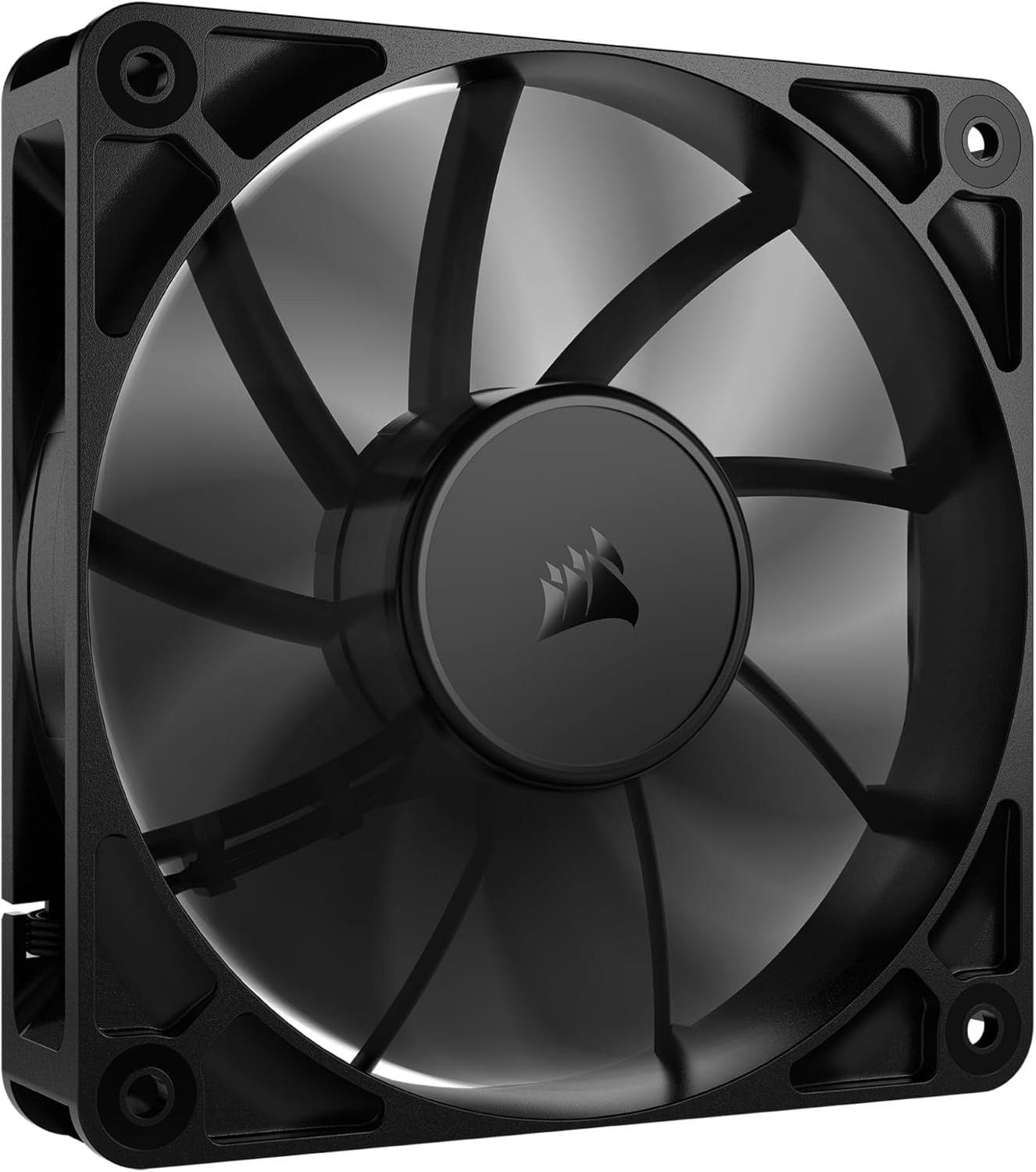 CORSAIR RS120 ARGB 120mm PWM Fan – Daisy-Chain Connection – Low-Noise – Magnetic Dome Bearing – Single Pack – White