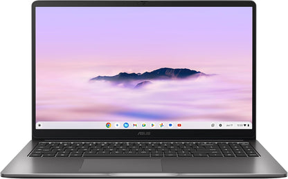 ASUS Chromebook Plus CX15, 15.6” 16:9 FHD (1920 x 1080) Anti-Glare Display, Intel® Core™ 3-N355 Processor, 128GB Storage, 8GB RAM, ChromeOS, Rock Grey, CX1505CTA-AS31-CB