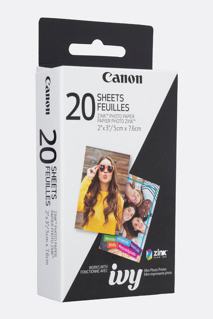 Canon 3215C001 IVY ZINK photo printer paper, 50 sheets