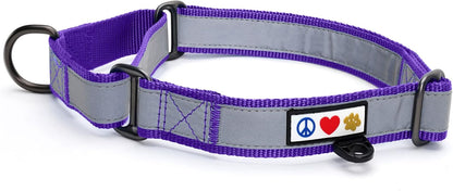 Pawtitas Chain Martingale Dog Collar Puppy Collar Reflective Dog Collar Training Dog Collar Behavioral Dog Chain Collar Collar Large Dog Collar Orange Dog Collar