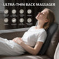 Back Massager, Rolling Up and Down Back Massager with Heat, Back Massage 4D Kneading for Pain Relief Deep Tissue, Ultrathin Shoulder Massager Gift for Women Men Parents Christmas