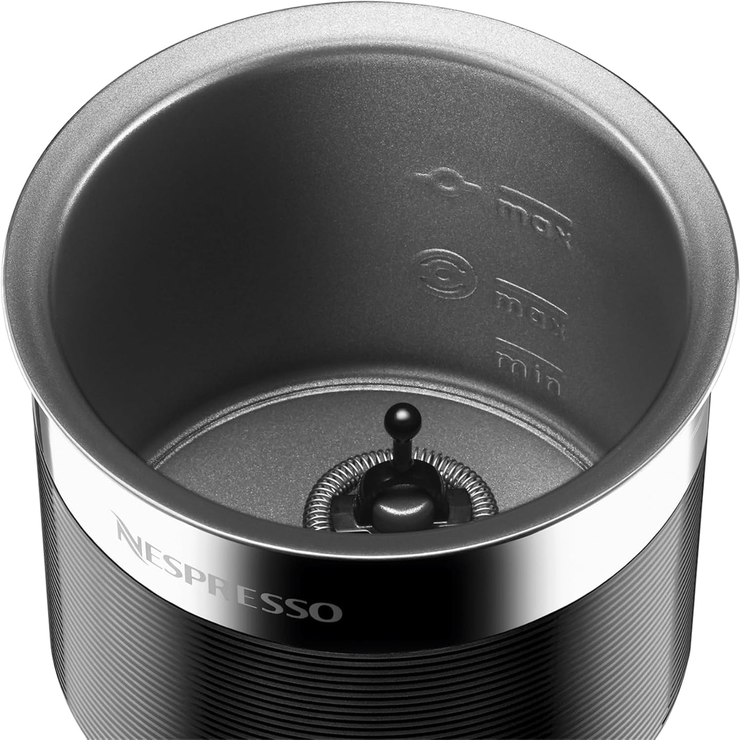 Nespresso Aeroccino XL Milk Frother - Automatic Hot & Cold Foam Maker for Coffee, Latte, Cappuccino, and Macchiato - Black