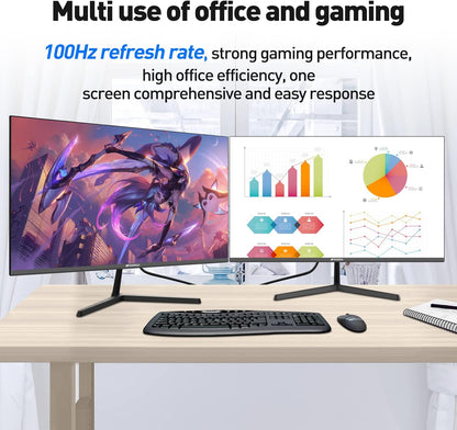 SANSUI 32 Inch Curved 240Hz Gaming Monitor with Speakers, High Refresh Rate FHD 1080P Gaming PC Monitor Curved 1500R, 1ms(MPRT), HDR, HDMI DP, Metal Stand, VESA Compatible (ES-G32C3F DP Cable Incl.)