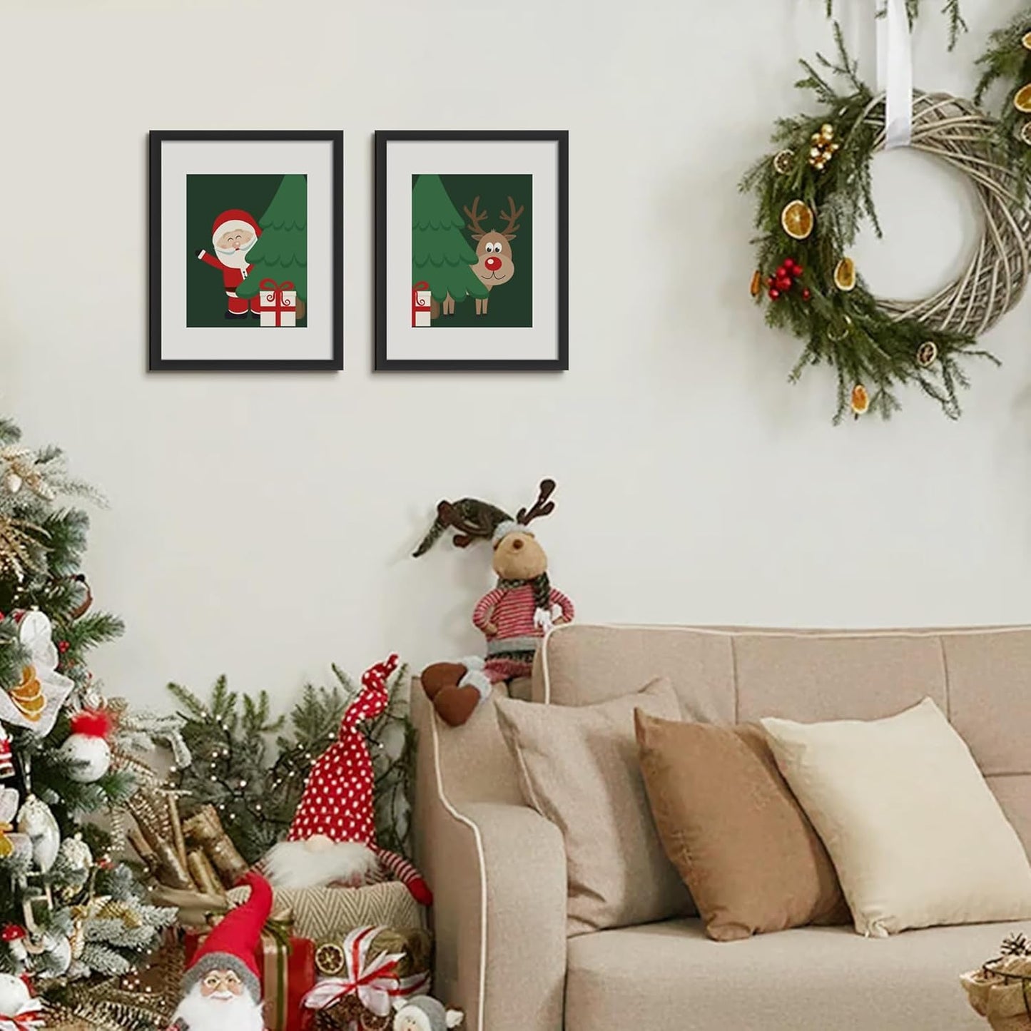 upsimples 11x14 Picture Frame, Display Pictures 8x10 with Mat or 11x14 Without Mat, Wall Hanging Photo Frames, Black
