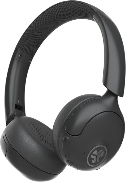 JLab Go Lux ANC Wireless Headphones, Cloud White, Hybrid Active Noise Cancelling, Premium On-Ear Bluetooth Headset, Customizable Sound, Be Aware Mode, Cloud Foam Comfort, Multipoint Connection