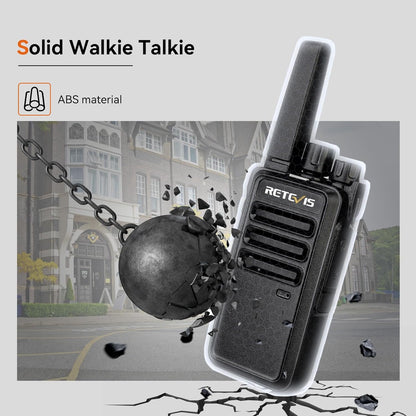 Retevis RT68H 2 Way Radios Long Range with 10 Way Charger,Walkie Talkies Rechargeable for Adults,Easier Charging,Easier Management,LED Display, Keypad Lock,Hands Free Compact Walkie Talkie (10 Pack)