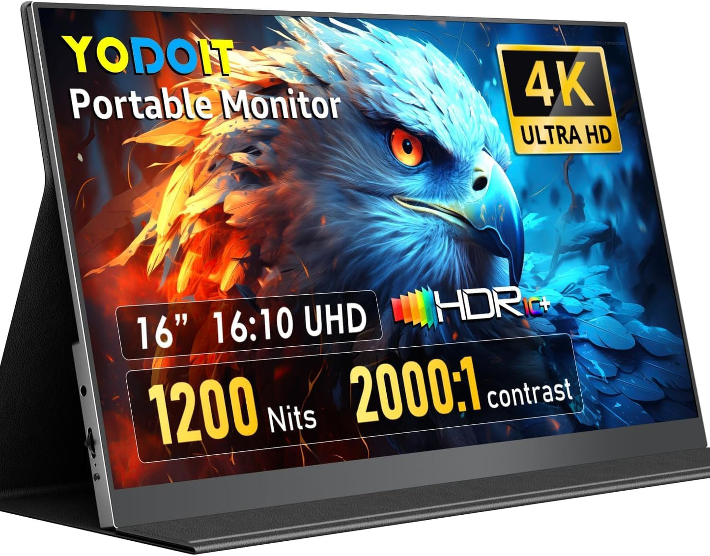 Yodoit Laptop Screen Extender, 1920×1200 14" FHD Travel Monitor with USB Type