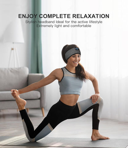 Sleep Headphones Bluetooth Headband, Voerou Wireless Sleeping Headphones Earbuds Sleep Mask with Stereo Speakers-Cool Tech Gadget for Men Women,Perfects for Sleep Workout Running Yoga Travel Insomnia