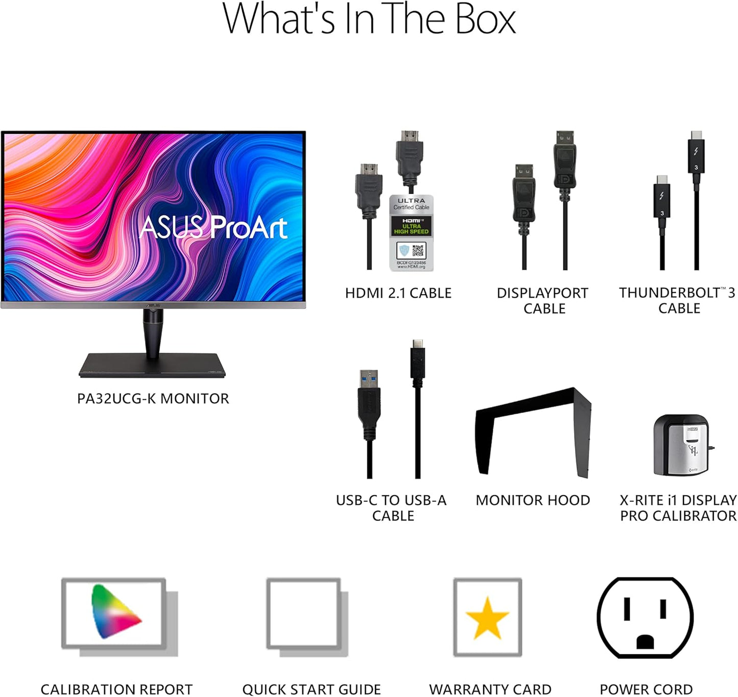 ASUS ProArt Display PA279CV 27” 4K HDR UHD (3840 x 2160) Monitor, IPS, 100% sRGB/Rec. 709, ΔE < 2, USB-C DisplayPort HDMI USB hub, Calman Verified, Eye Care, Tilt Pivot Swivel Height Adjustable