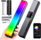 RGB LED Video Light Stick with App Control | Magnetic Handheld Photography Lighting Wand with Rechargeable Battery