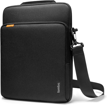 tomtoc DefenderAce-A03 360 Protective Laptop Shoulder Bag for 16-inch New MacBook Pro M4/M3/M2/M1 Pro/Max 2024-2019, Water-Resistant Well-Organized Accessory Sleeve Case with Handle