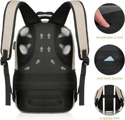 Backpack for Teen Girls,Boys School Backpack for Women with USB,College Backpack,Big Flower